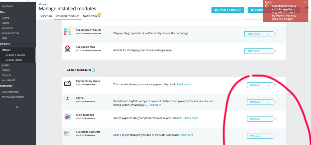 Cannot update or Upgrade Modules.jpg