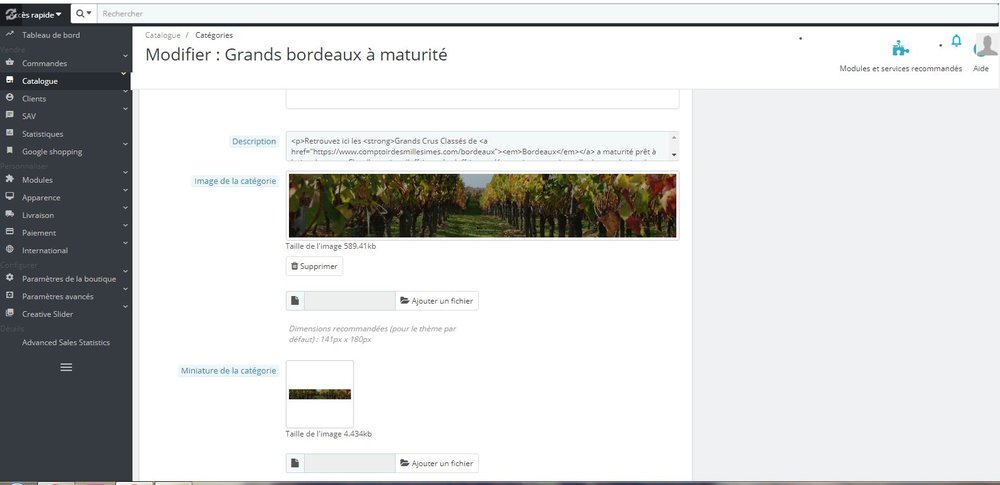 Problème affichage Prestashop - Page Catégorie.JPG