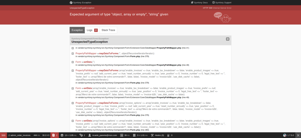 Screenshot_2019-01-25 Expected argument of type object, array or empty , string given (500 Internal Server Error).png
