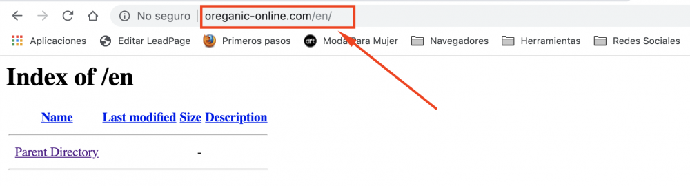 1 Error en Pagina en Ingles.png