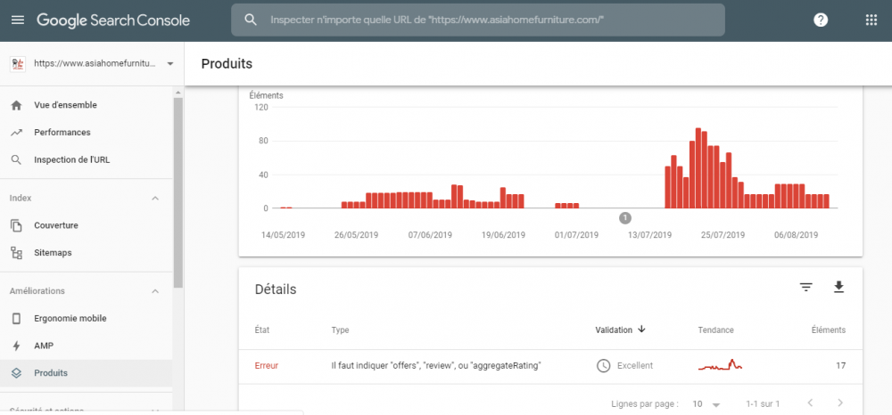 Erreur Produits - 17 - Il faur indiquer offers review ou aggregaRating.png
