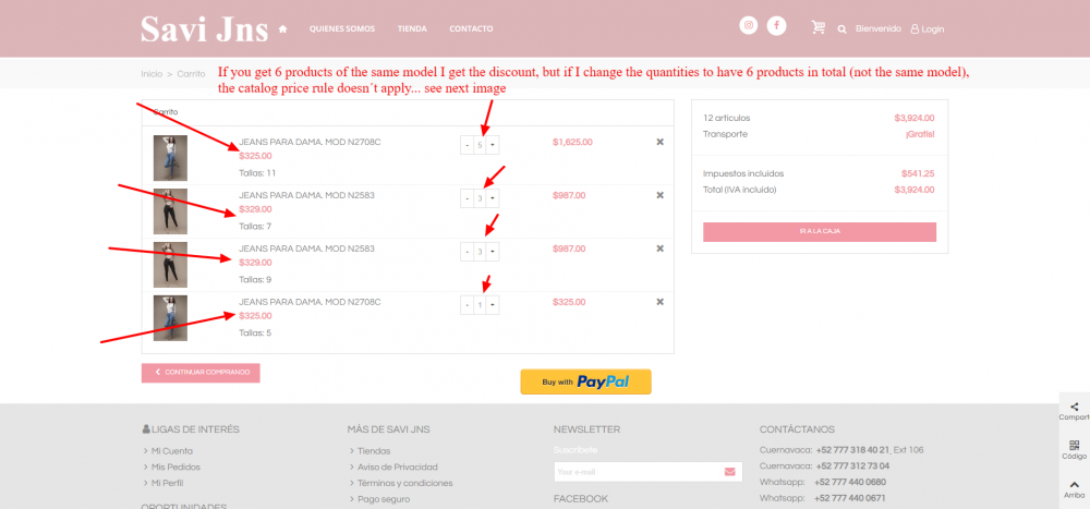 cart with 6 products of same model.png