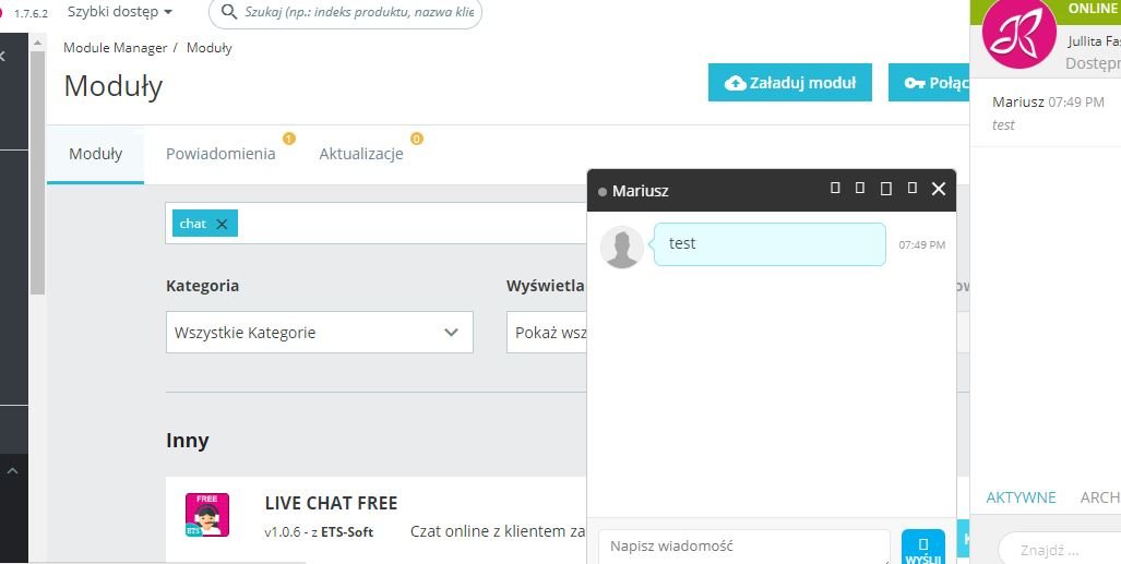 Chat free 1.6 live prestashop GitHub