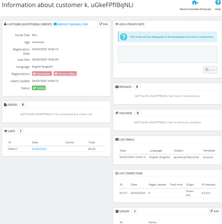 fake customer account.PNG