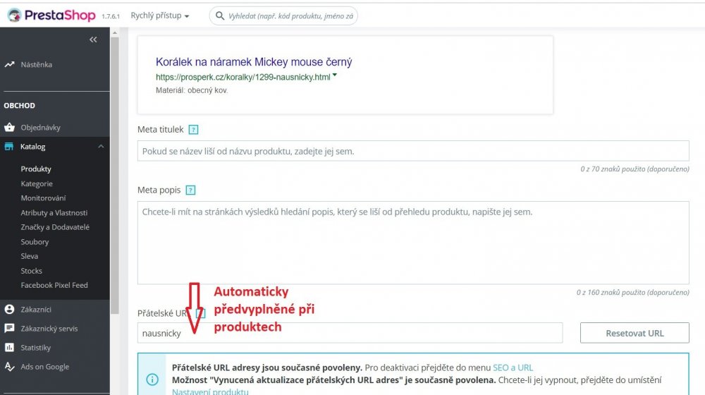 SEO nastavení produktu v admin centre.jpg