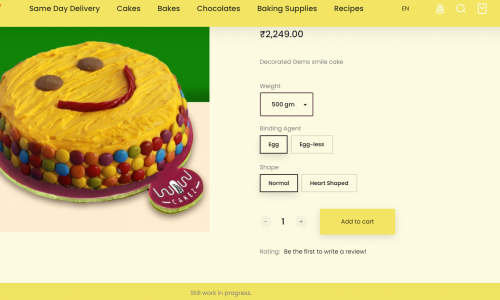 screen shot of review button near product page working.PNG