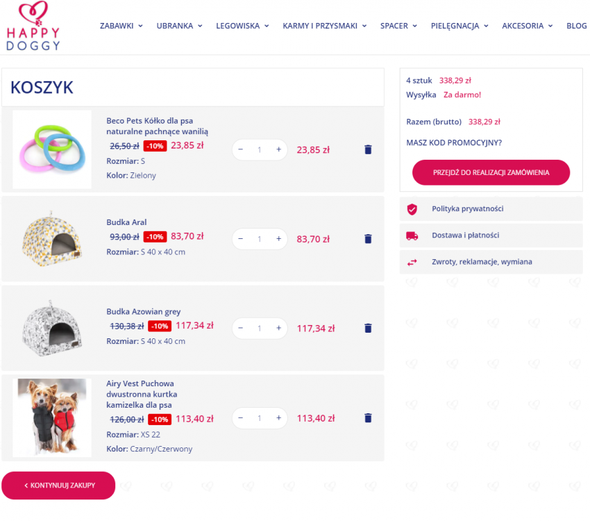 Zrzut ekranu podsumowanie koszyka.png