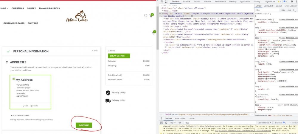 issue with loading to the next step.JPG