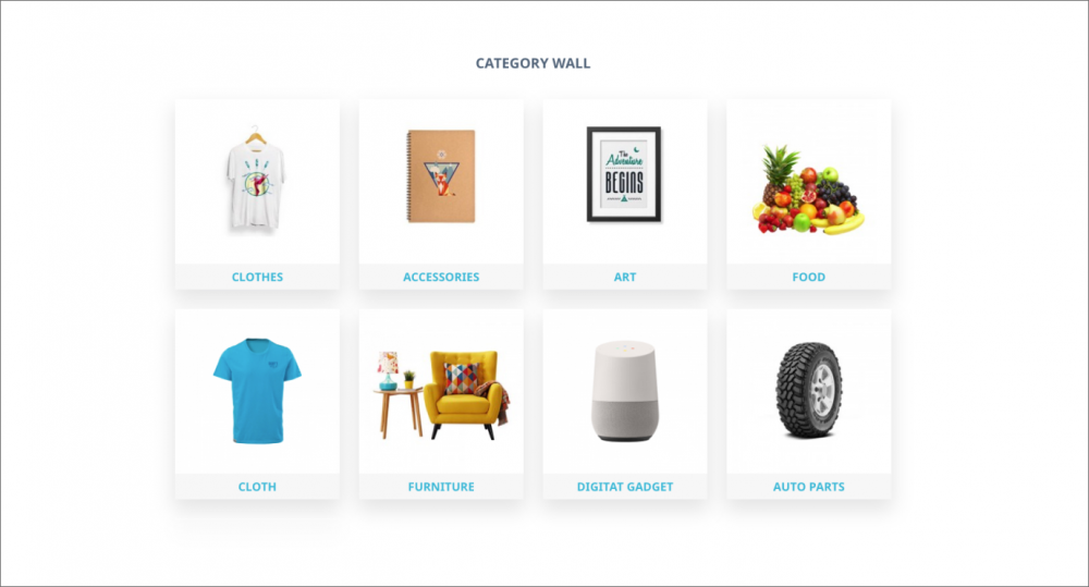 Home page category module prestashop