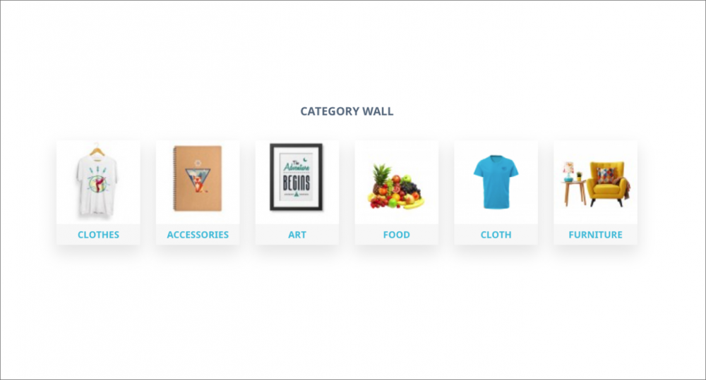 Home page category module prestashop