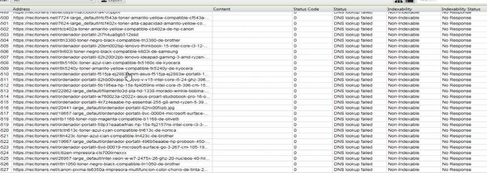 errores dns lookuo failed.png