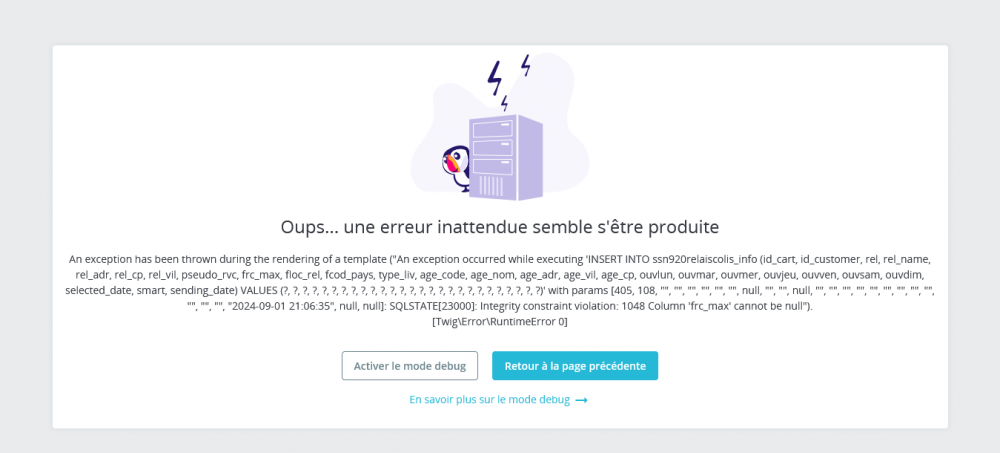 Erreur en tentant l'affichage d'une commande Prestashop.png