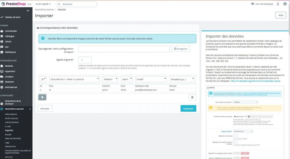 Capture-import-fichier-client-ajustement-champ-correspondance-Prestashop-8.2.JPG