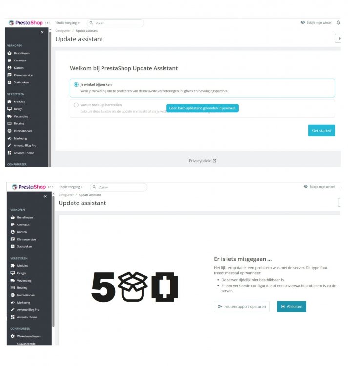 Error update assistent prestashop 8.1.3.jpg