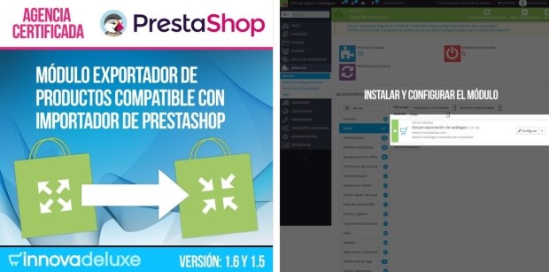 Modulo Esportatore di prodotti compatibili con PrestaShop