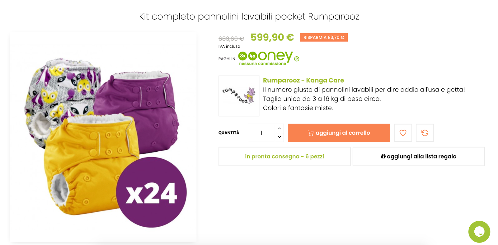 Pagamento rateale Ecobaby
