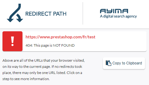 Analyse de l’entête HTTP - plug-in Redirect Path